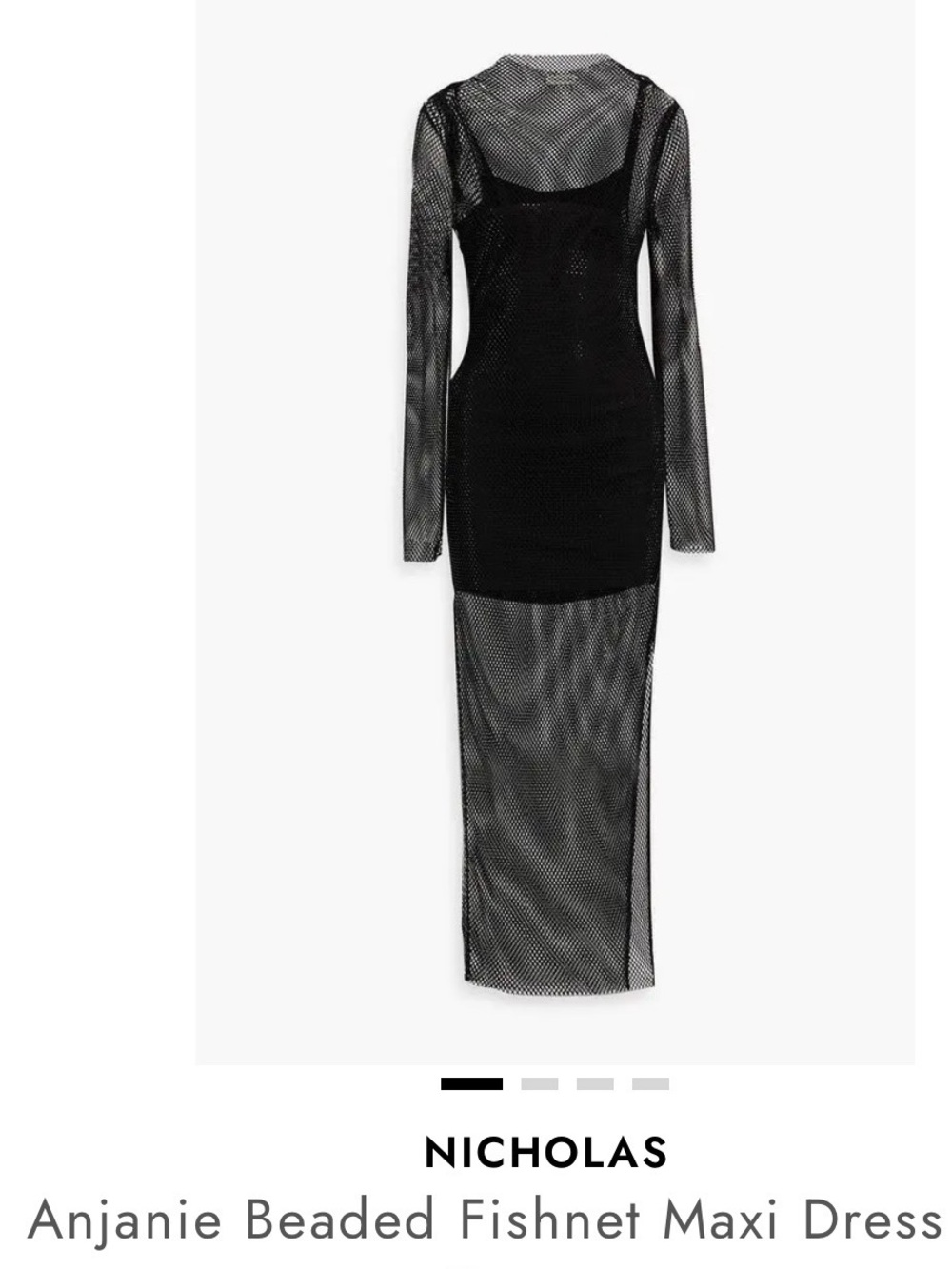 Fishnet Maxi Dress